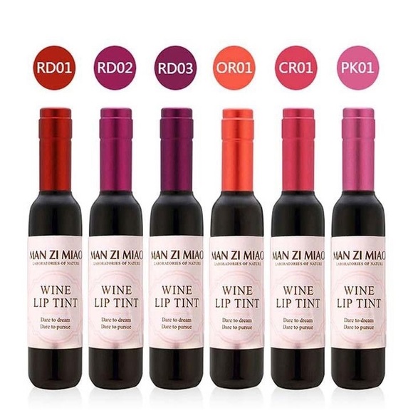 No alcohol, WINE WATERPROOF LIPSTICK KIT [PACK OF 6] - Picture 5 of 7